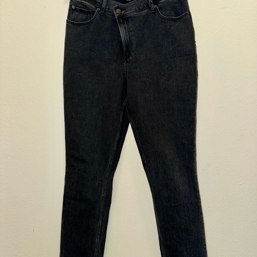 Abercrombie 90’s slim straight ultra high rise jeans size 12L